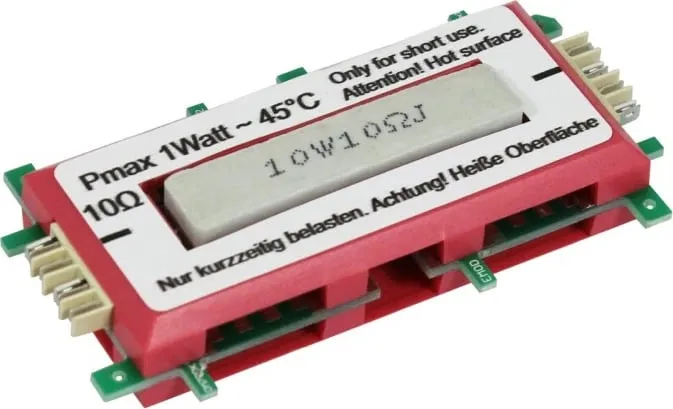 Rezistencë ngarkese ALLNET BrickRknowledge 10W 10Ohm, kuqe/gri - 1