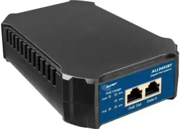 Injektor PoE ALLNET, Gigabit Ethernet, 100 m, i zi