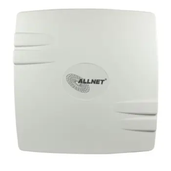 Antena ALLNET ANT-DUAL-PATCH-185, 7 dBi, 2.4 - 2.5 / 5.15 - 5.85 GHz, e bardhë