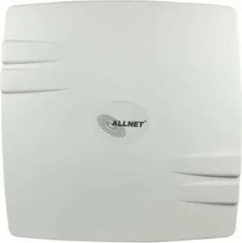 Antena ALLNET ANT-DUAL-PATCH-270, 9 dBi, 2.4 - 2.483 / 5.15 - 5.85 GHz, e bardhë