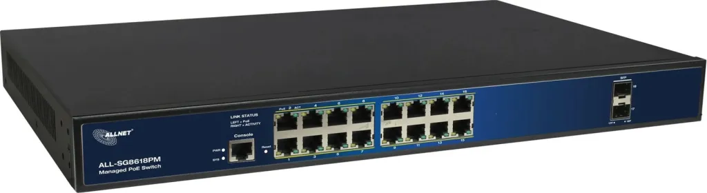 Switch ALLNET ALL-SG8618PM POE M, 16+2 porte - 2