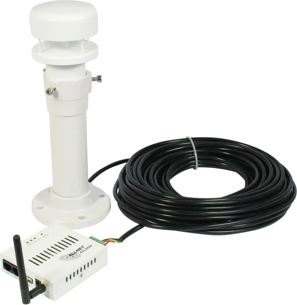 Sensor anemometër ALLNET ALL3420 për automatizim IP, bardhë - 1