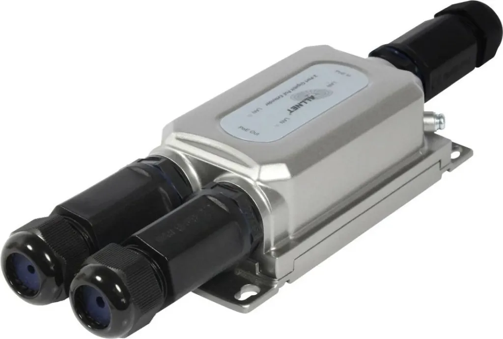Repeater rrjeti ALLNET ALL-PR2013O-30W, 1000 Mbit/s, Ethernet LAN, e zezë, argjend - 7
