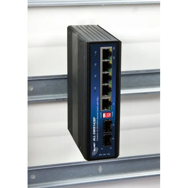 Switch ALLNET 134037, Gigabit Ethernet, PoE, montim në rack, ngjyrë e zezë - 1