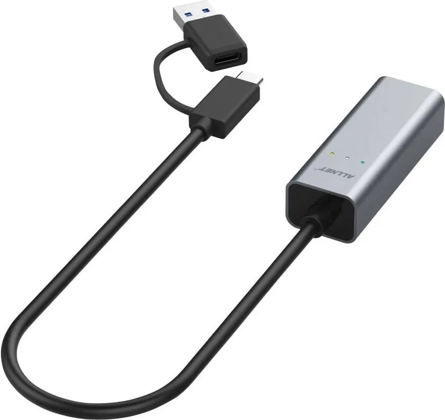 Adapter Ethernet ALLNET USB 3.0 Typ-C&A, 2.5 Multi-Gigabit LAN - 2