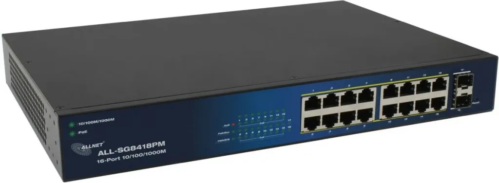 Switch Allnet ALL-SG8418PM POE M - 2