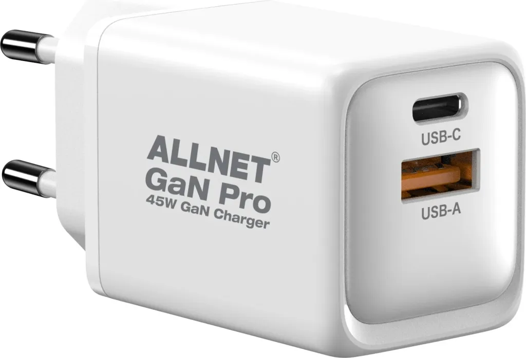 Karikues ALLNET GaN Pro 45W, USB-C, USB-A, EU Plug - 1
