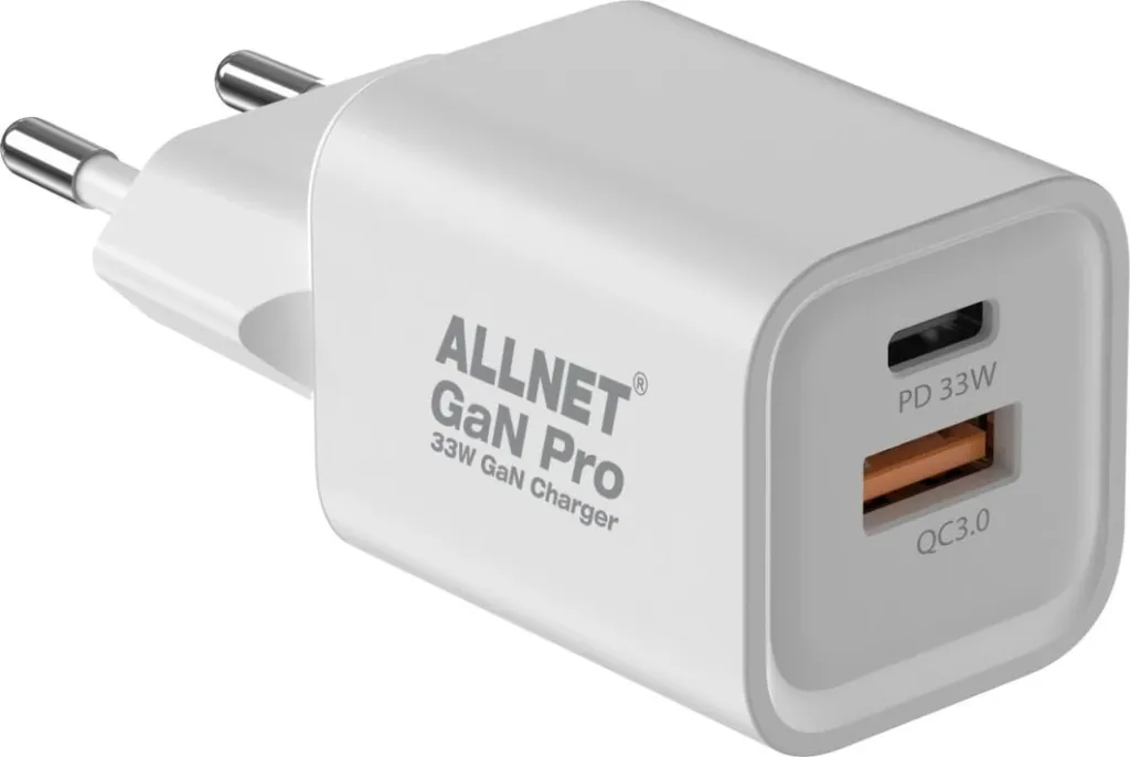 Karikues ALLNET GaN Pro 45W, USB-C, USB-A, EU Plug - 2