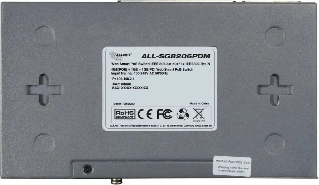Switch ALLNET ALL-SG8206PDM, PoE - 3