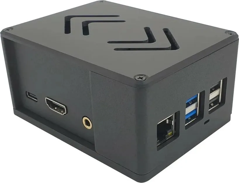 Kasë ALLNET Radxa Rock 3A ecoPI PRO HP, e zezë - 2