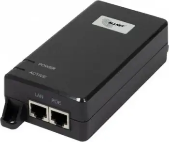 PoE injektor ALLNET ALL-PI102-BT60-5G, 1G/2.5G/5G, plastikë