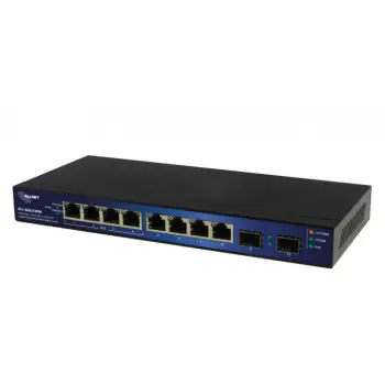 Switch ALLNET ALL-SG8210PM, Managed, Gigabit Ethernet, PoE, i montueshëm në mur