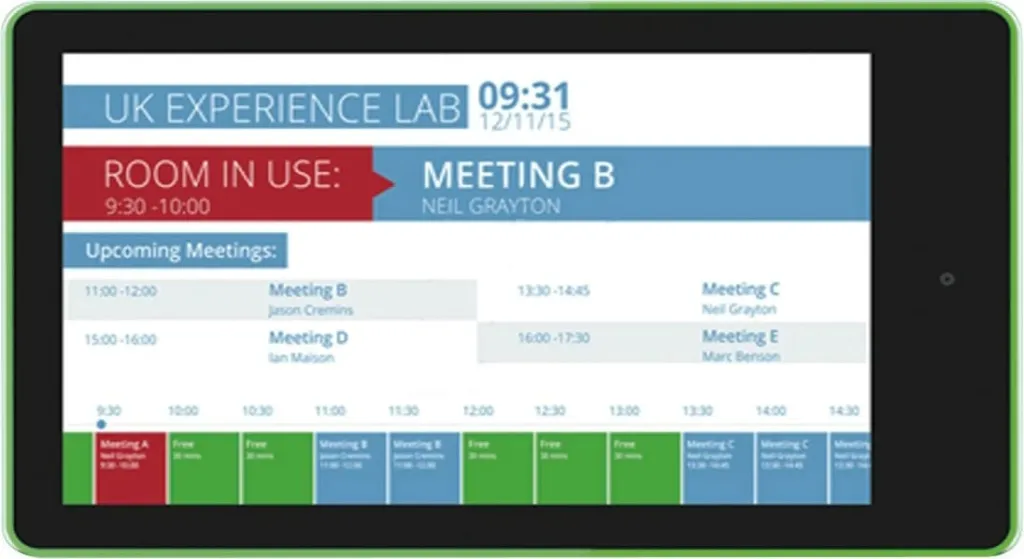 Tablet ALLNET Meetingraum RGB LED 10 Zoll, Android 10, NFC/RFID - 1