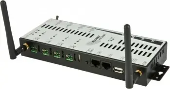 Pajisje automatizimi shtëpiak ALLNET ALL3500, 2.4 GHz, Wired & Wireless, Fast Ethernet, 802.11b, 802.11g, Wi-Fi 4 (802.11n), E zezë, Gri