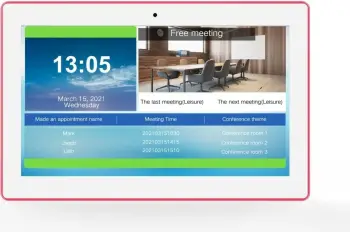 Tablet ALLNET Meetingraum RGB LED 15 Zoll RK3399 Android 10 NFC/RFID bardhë