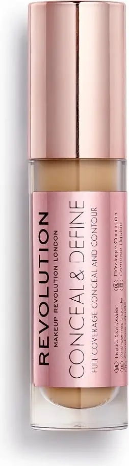 Korektor fytyre për femra Makeup Revolution Conceal & Define C10, 3.4ml