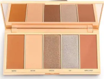 Paletë hijesh për sy Makeup Revolution I Heart Makeup Chocolate Waffle, 5 ngjyra