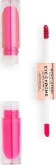 Hije për sy Makeup Revolution Mat&Chrome Desire, rozë - 1