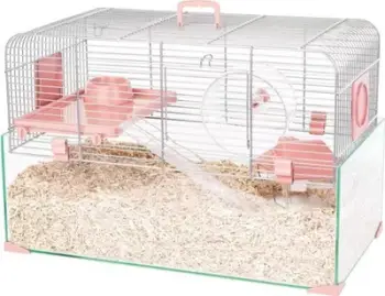 Kafaz për hamster Zolux Panas Colour 50, me aksesorë, rozë