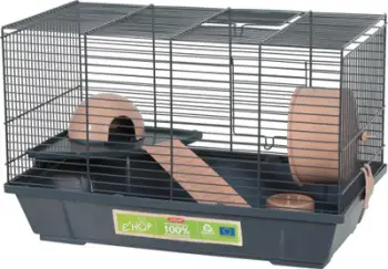 Kafaz për hamster Zolux EHOP, 50 cm, plastikë e ricikluar, rozë