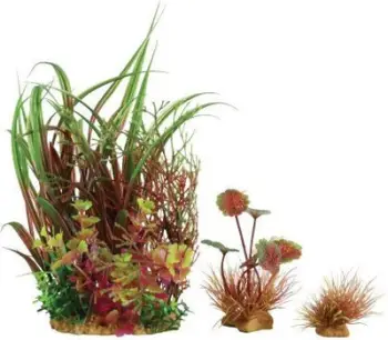 Set bimë dekoruese për akuarium Zolux PlantKit Wiha, 3 copë, shumëngjyrëshe