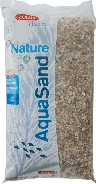Gurë dekorativ për akuarium Zolux Aquasand Nature, 12kg