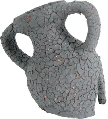 Dekorim për akuarium Zolux, 6.5 x 8.5 x 8.5 cm, e hirtë