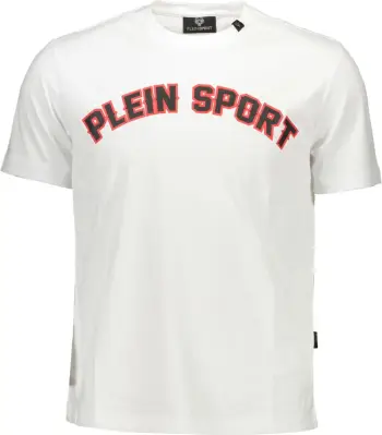 Maicë për meshkuj PLEIN SPORT, të bardhë