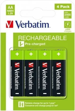 Bateri AA/ R6 Verbatim, NiMH, 1.2V, 4 copë - 3