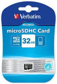 Kartë memorje Verbatim Prem300x MicroSDHC, 32 GB, Class 10 - 1