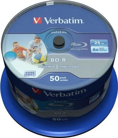 CD Verbatim BD-R 25GB, 50 copë - 1