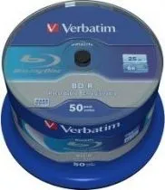 CD Verbatim BD-R, 25GB, 6x50 copë - 1