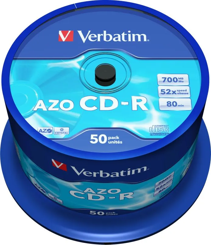 Set i CD-R Verbatim 700Mb 43343, 52x, 50 copë - 1