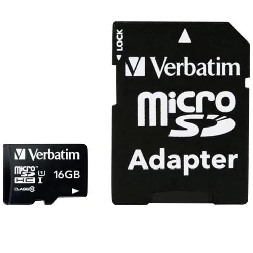 Kartë memorie Verbatim Micro SDHC, 16GB - 1