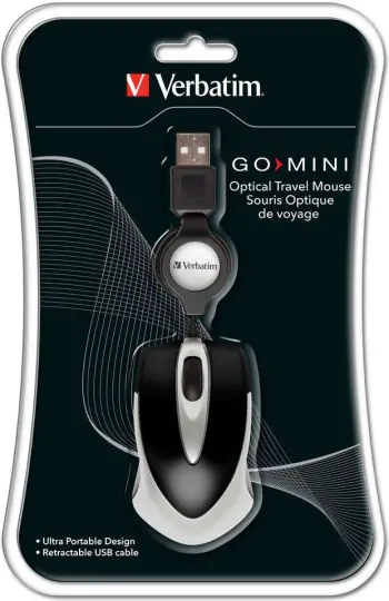 Maus Verbatim GO, me kabllo, USB, i zi