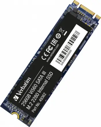 Disk SSD Verbatim Vi560, 256GB, M.2 2280 SATA III