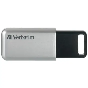 USB Verbatim Secure Pro 32 GB, USB 3.2 Gen 1, Argjendtë