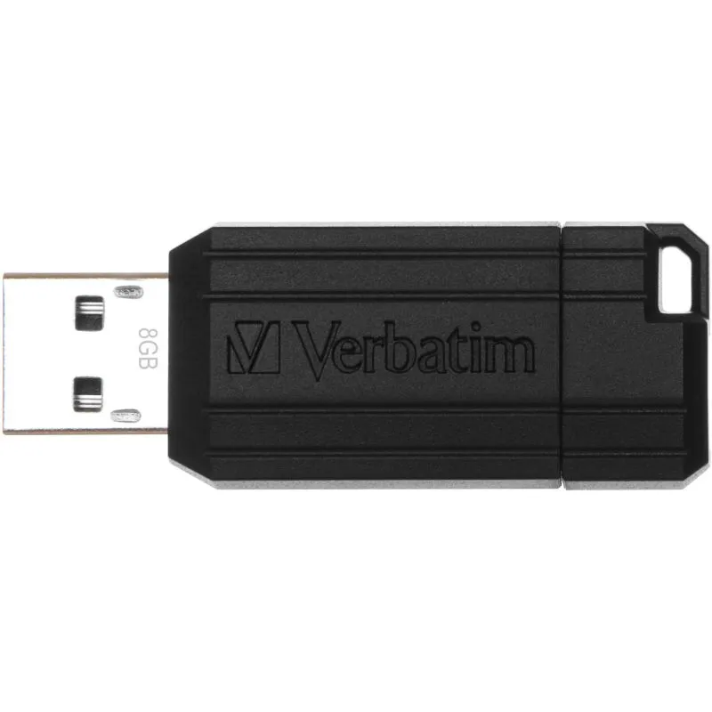 USB Flash Drive Verbatim Store’n’Go PinStripe / 8GB / 2.0 – Zezë - 1