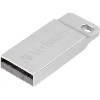 USB Verbatim Metal Executive 64 GB, USB Type-A, 2.0, Argjendtë