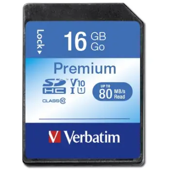 SD kartelë Verbatim 16 GB SDHC Class 10