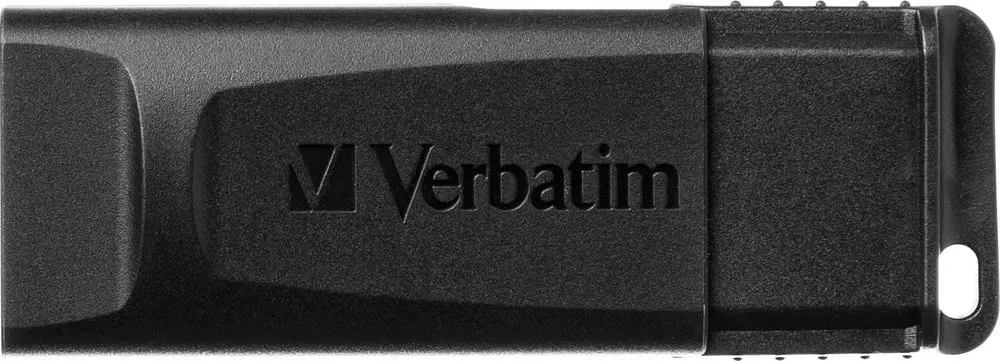 USB Verbatim Slider, 128GB, e zezë - 6