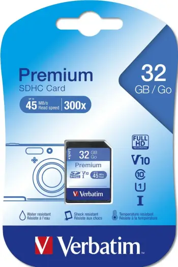 Kartelë SDHC Verbatim Premium 32 GB, Class 10