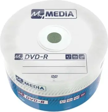 Disk Verbatim DVD-R, 4.7GB, 16x 50 copë