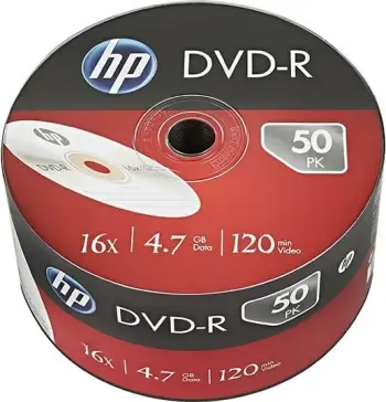 Disqe DVD HP DVD-R 4.7GB, 50 copë