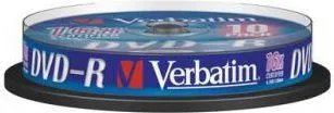 CD DVD-R Verbatim, 4.7GB 16x, 10 copë - 1