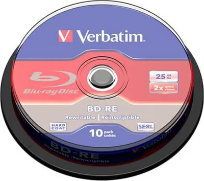 CD Verbatim 43694 BD‑RE, set 10 copë, 25 GB - 1