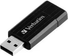 USB Verbatim Store 'n' Go Pin Stripe, 32GB, e zezë (49064) - 2
