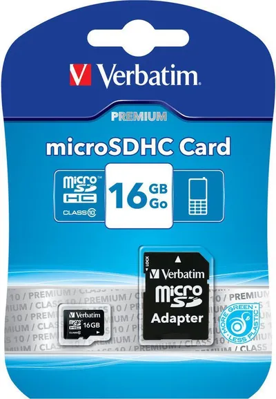 Kartë memorie Verbatim MicroSDHC, 16GB - 1