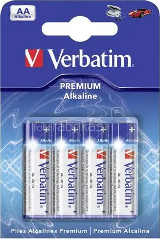 Bateri AA/ R6 Verbatim, 1.5V, 4 copë