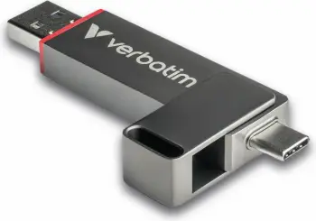 USB Verbatim Dual QuickStick, 1 TB, USB Type-A / USB Type-C, Gri